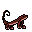 A simple lizard icon/pixelart