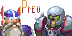 Dwarf and Zombi icon/pixelart