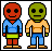 Characters icon/pixelart