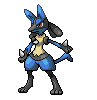Lucario icon/pixelart