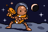 Space Explorer icon/pixelart
