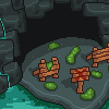 Strange cave icon/pixelart
