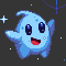 Lumalee of Super Mario Galaxy icon/pixelart