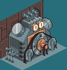 Car Factory Machines icon/pixelart