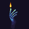 Casting fire icon/pixelart