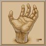 Hand icon/pixelart