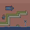 Buried treasure Mock-up icon/pixelart