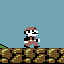 C64 Mario, another take on it... icon/pixelart