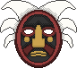 African Mask icon/pixelart