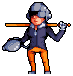Masked Man icon/pixelart