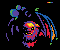 Rainbow palette Manticore icon/pixelart