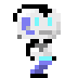 Silver Robot Sprite icon/pixelart
