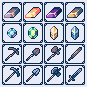 MC set items icon/pixelart