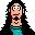 Longhair icon/pixelart