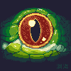 Medoggreenpit viper_snake icon/pixelart