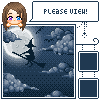 Night Sky icon/pixelart