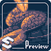 Beautiful and Shy Mermaid icon/pixelart
