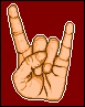 Metal Horns icon/pixelart