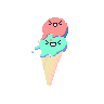 Don't play with your food icon/pixelart
