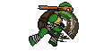 TMNT Michelangelo icon/pixelart