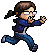 Run, Michelle icon/pixelart