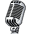 Vintage Microphone icon/pixelart