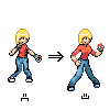 Pokemon Trainer Mik icon/pixelart