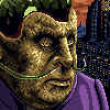 Laurel, dystopian science fiction character icon/pixelart