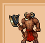 Minotaur fella icon/pixelart