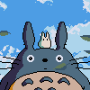 My neighbor Totoro. icon/pixelart