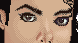 The king of pop icon/pixelart