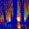 Mobile Sunset icon/pixelart