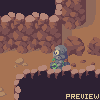Puzzle/Action Game Mockup icon/pixelart