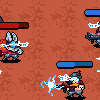 VR Battle Mockup icon/pixelart