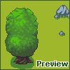 A little mockup - Still working on trees icon/pixelart