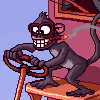 Monkey Racer ... icon/pixelart