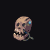 Weird skull icon/pixelart
