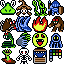 Monsters icon/pixelart