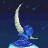Moon 2 icon/pixelart
