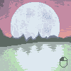 The Green Moonlight icon/pixelart