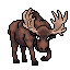 Pawing Moose  icon/pixelart