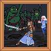 Morgoth vs Fingolfin icon/pixelart