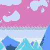 Vapor Wave icon/pixelart