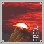 Mountains Background icon/pixelart