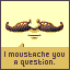 Moustache icon/pixelart