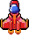 space ship icon/pixelart