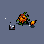 Mr. Rutabaga and his friend Gooseberry icon/pixelart
