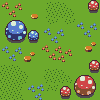 Mushrooms icon/pixelart
