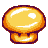 Golden Mushroom icon/pixelart