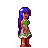 Native Girl icon/pixelart